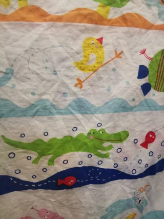 Edredón cuna + funda 100x120 cm