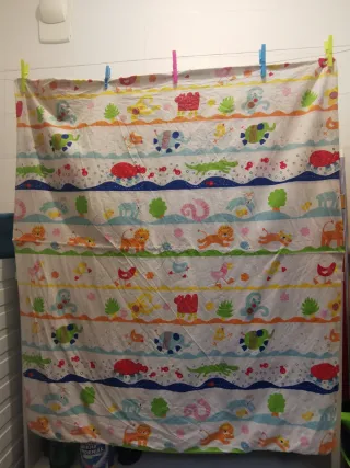 Edredón cuna + funda 100x120 cm