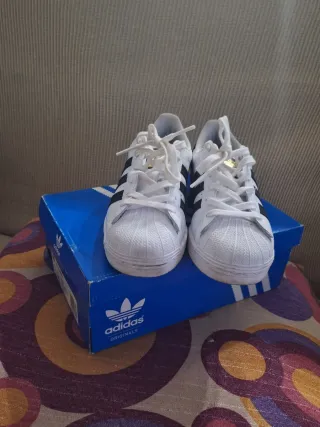 Zapatillas Adidas Superstar Blancas Mujer