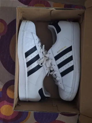 Zapatillas Adidas Superstar Blancas Mujer