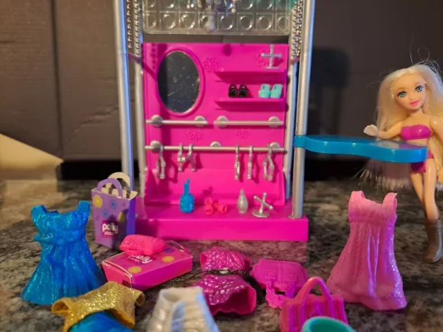 POLLY POCKET Tienda de Ropa Accesorios Muñeca