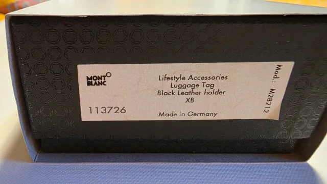 Etiqueta de equipaje Montblanc Lifestyle