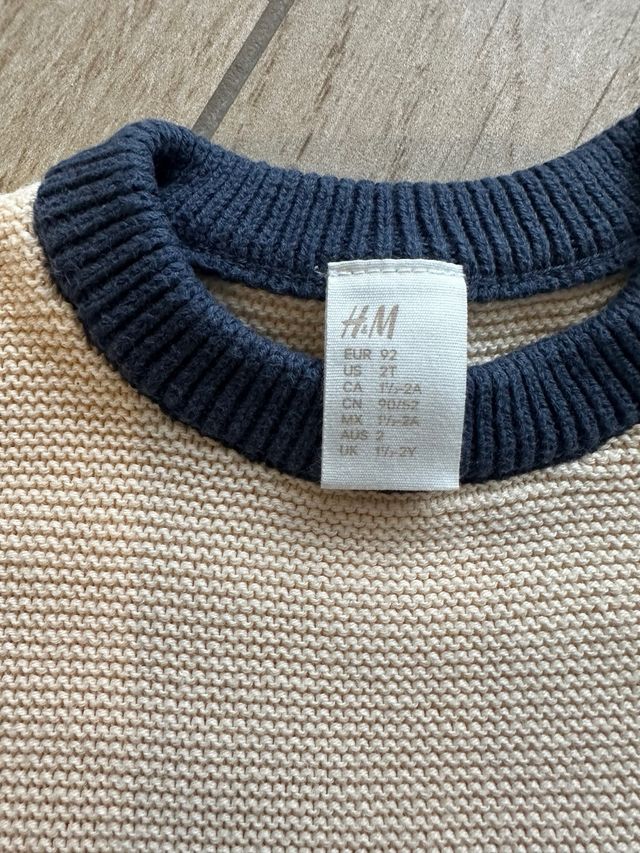 Jersey H&M niño T.92cm bloques color