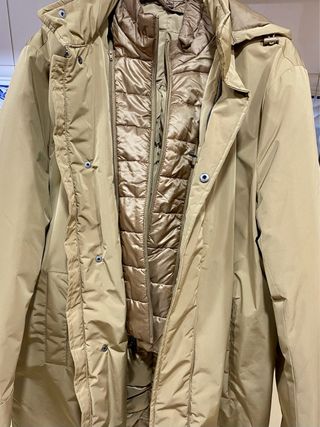 Parka caballero nueva sin etiquetas, con capucha
