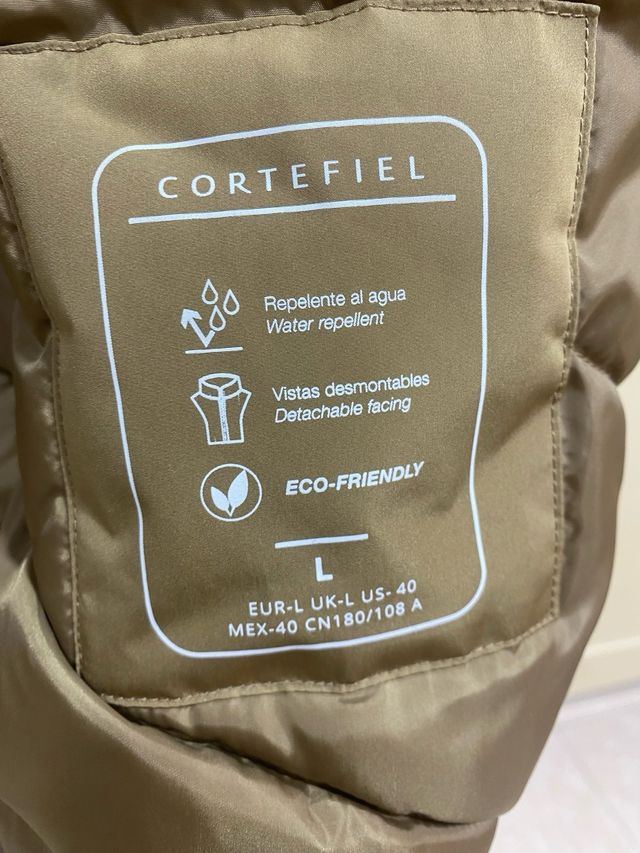 Parka caballero nueva sin etiquetas, con capucha