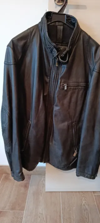 Cazadora Piel Massimo Dutti Talla L