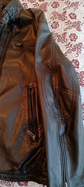 Cazadora Piel Massimo Dutti Talla L