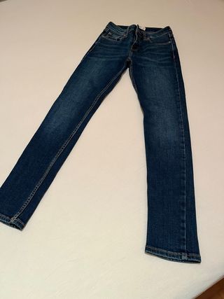 Pantalón vaquero Mango azul