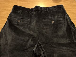 Pantalones de pana azul marino