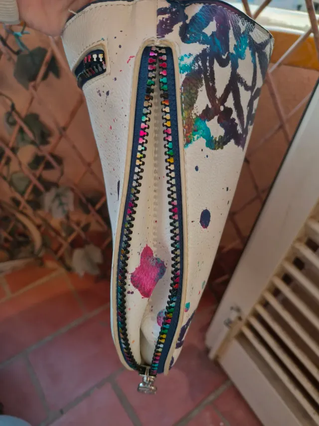 Bolso Desigual Blanco Multicolor