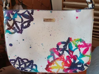 Bolso Desigual Blanco Multicolor