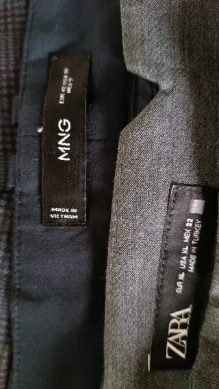 Lote 4 Pantalones Talla XL a 2€ todo salen 0'50