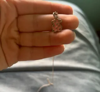 Collar Tous Oso Rosa y Plata