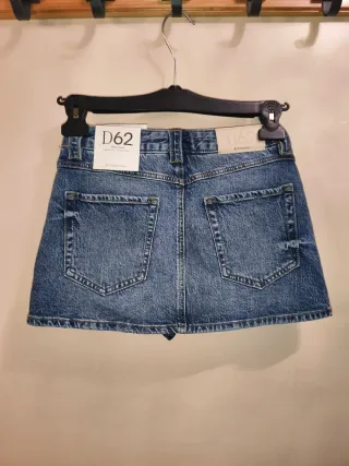 Falda pantalón denim D62 Talla 34