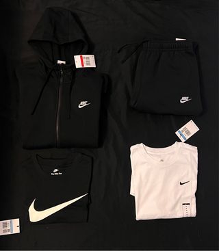 Conjunto Nike: Chándal + Camiseta Negra