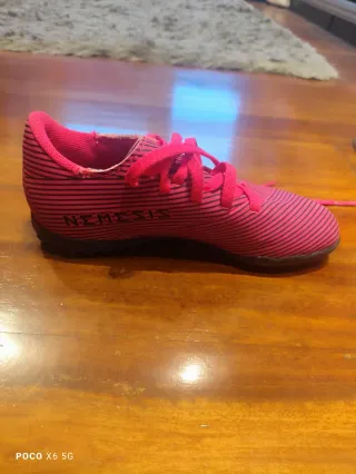 Botas Adidas Nemesis Rosas Talla 31