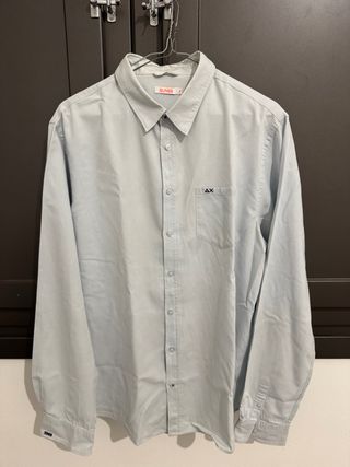 Camicia Uomo Sun 68 Celeste Cotone M