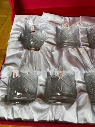 Set 6 Vasos Whisky + Jarra + Hielera Bohemia