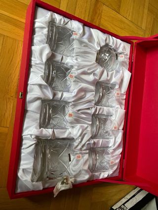 Set 6 Vasos Whisky + Jarra + Hielera Bohemia
