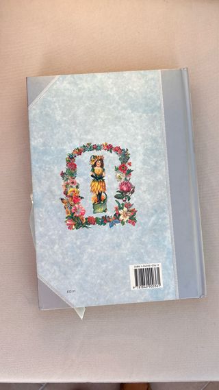 Album fotografico vittoriano con fate e fiori