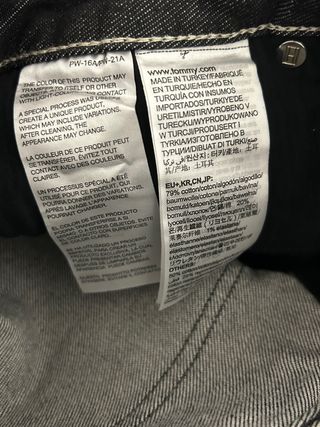 Vaqueros Tommy Hilfiger negros mujer