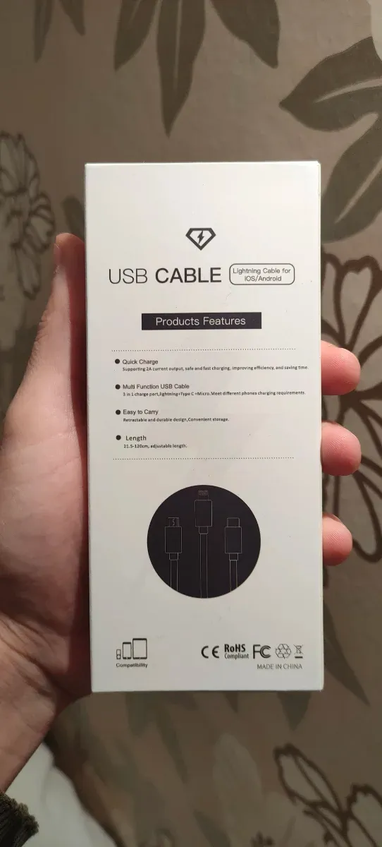 Cable retráctil Makita USB