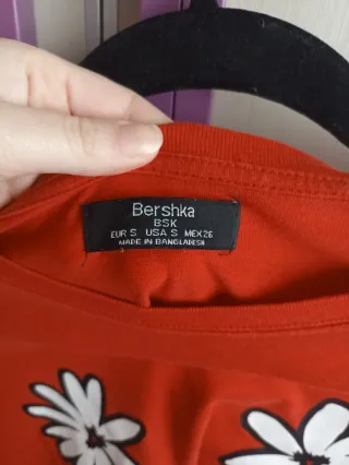 Camiseta manga corta roja