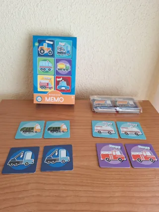 Set juegos infantil: puzzles  memoria y domino