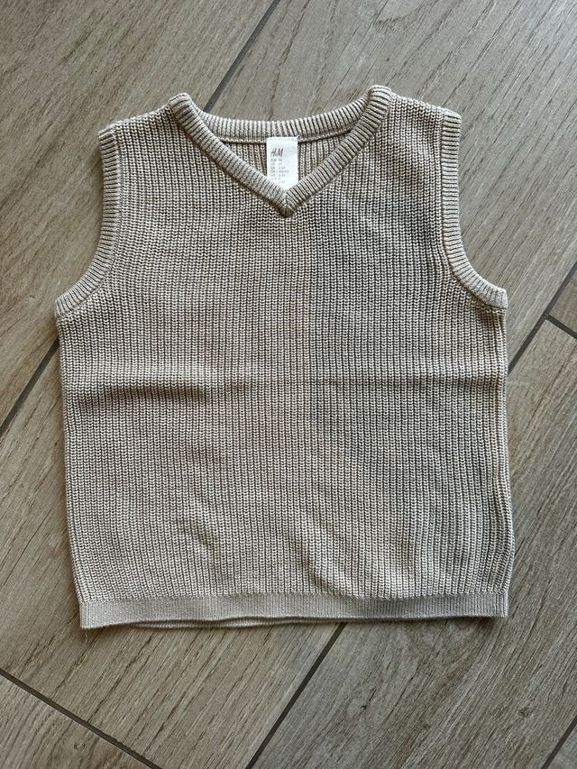 Chaleco punto H&M niño T.98cm