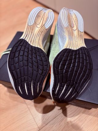 Nike Vaporfly Verdes y Naranjas