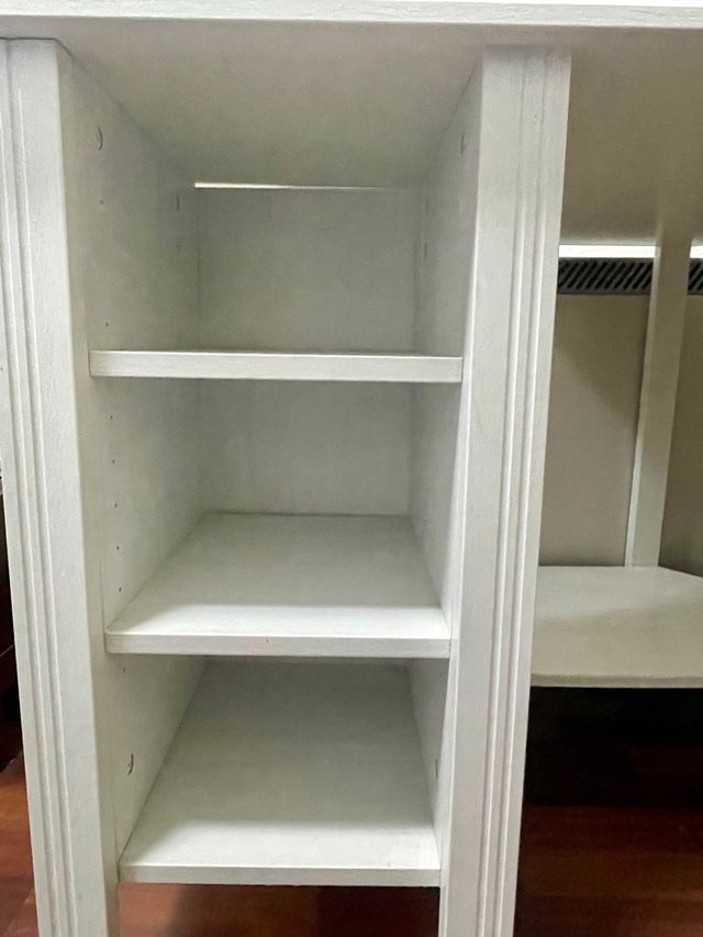 Escritorio de esquina blanco