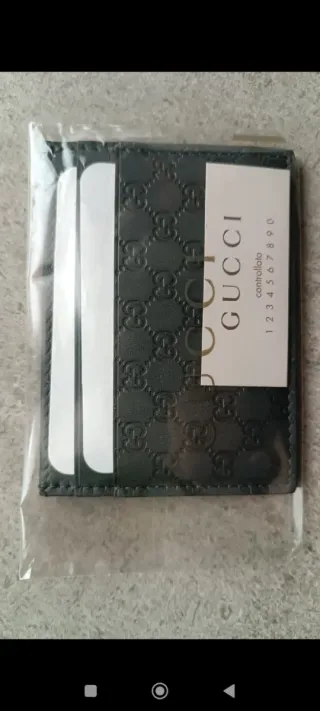 Portacarte Gucci nero