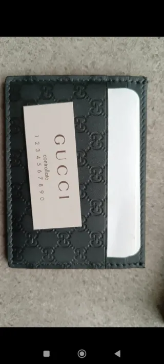 Portacarte Gucci nero