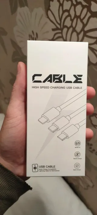 Cable Carga Retráctil Makita Azul Turquesa