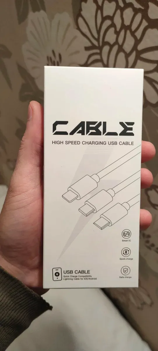 Cable Carga Retráctil Makita Azul Turquesa