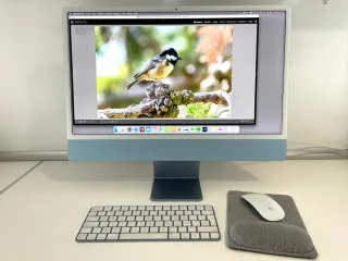iMac 2021 24 pulgadas, Azul