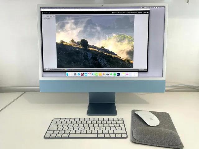iMac 2021 24 pulgadas, Azul