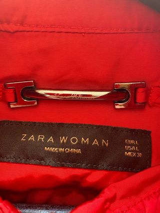 Chaqueta Zara Roja
