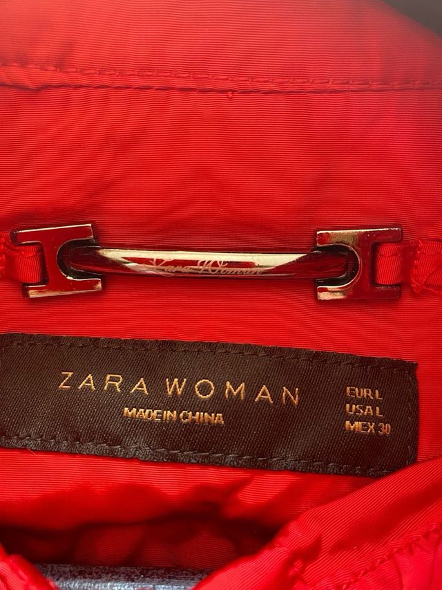 Chaqueta Zara Roja