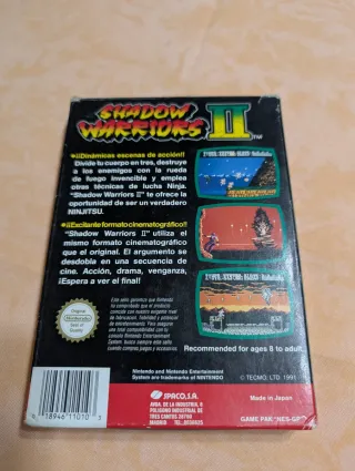 Shadow Warriors 2 NES Tecmo
