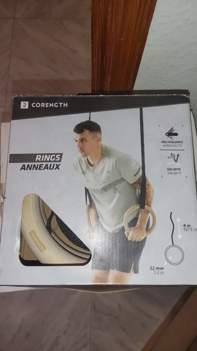 Anillas Gimnasia Madera Corength Decathlon