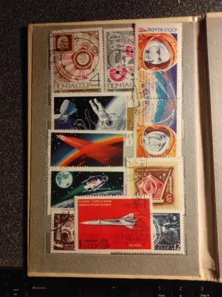 Francobolli URSS Esplorazione Spazio