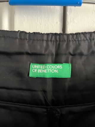 Conjunto fiesta 2 piezas encaje negro benetton