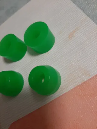 Gomas Bushings para Ejes de Skateboard vintage.