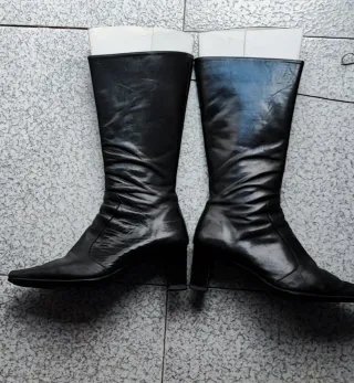 Botines Martinelli Talla 40 Negro Usados