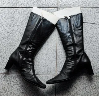 Botines Martinelli Talla 40 Negro Usados