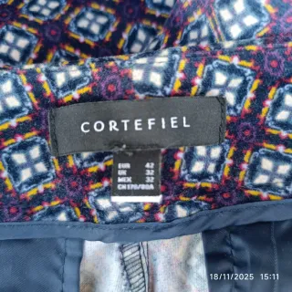 Pantalón vaquero estampado mujer