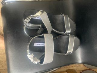 Sandalias Francescomila Mujer Negro/Plata