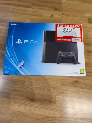 PS4 500GB con 2 mandos y juegos