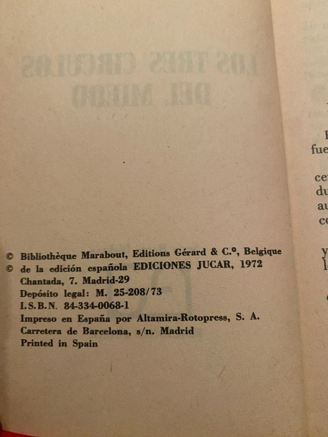 Los 3 círculos del miedo, 1973